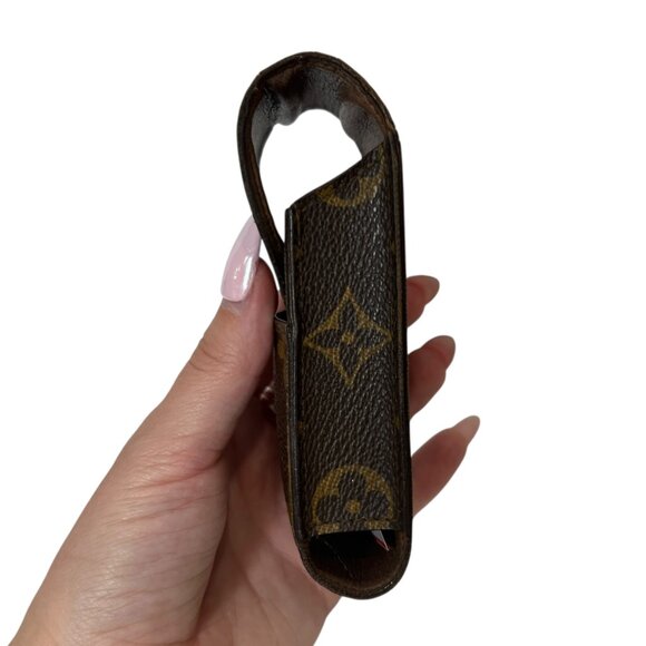 Louis Vuitton VINTAGE 1988 Brown Monogram Cigarette Case AS IS - Picture 5 of 12